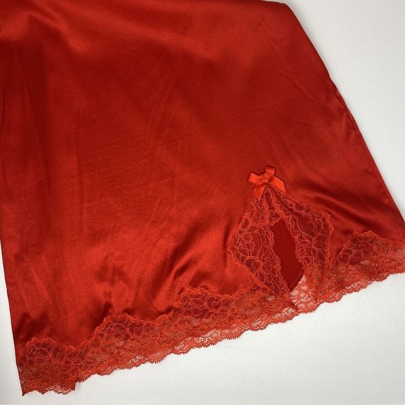 Agent Provocateur Luna Red Silk Slip AP3 Medium NWT $390 - Picture 8 of 11